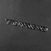Car Carbon Fiber Body Random Decorative Stickers(Black)