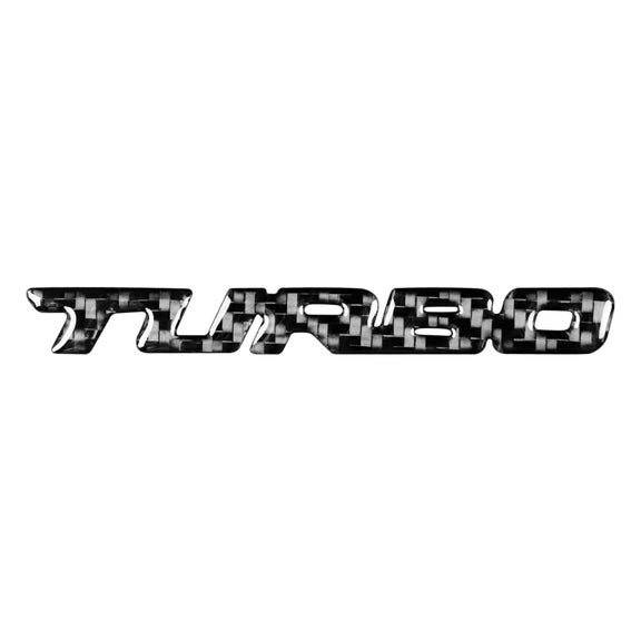 Car Carbon Fiber Body Random Decorative Stickers(Black)
