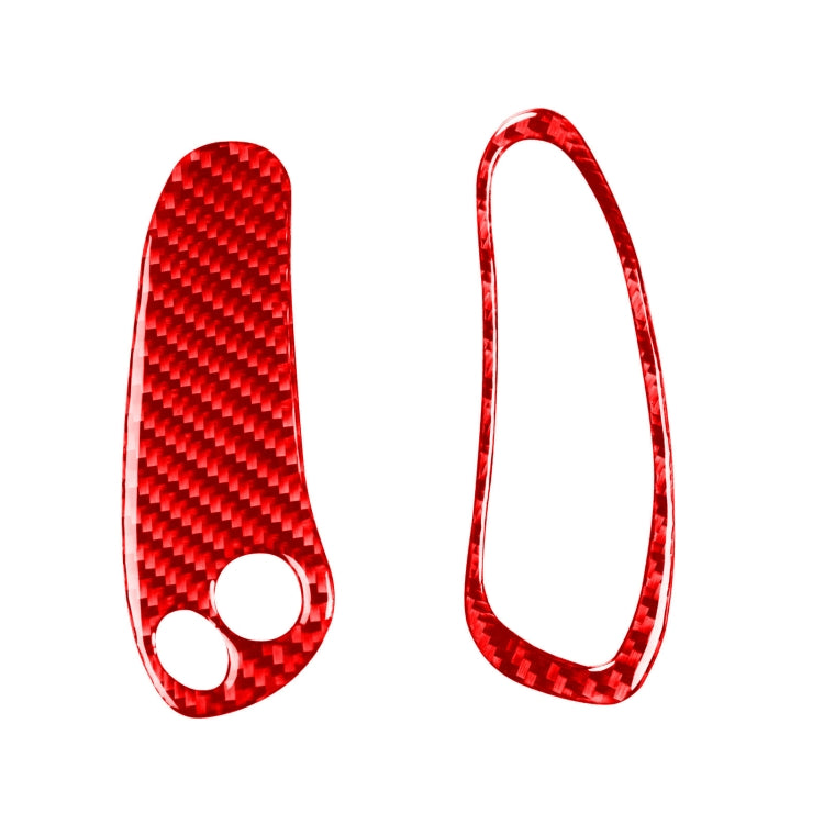2 in 1 Car Carbon Fiber Sides Speedometer Sticker for Chevrolet Corvette C5 1998-2004, Left Drive(Red) - Car Interior Mouldings by PMC Jewellery | Online Shopping South Africa | PMC Jewellery | Buy Now Pay Later Mobicred