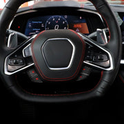 Car Steering Wheel Below Buttons for Chevrolet Corvette C8 2020-2021(Red)