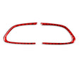 Car Carbon Fiber Steering Wheel Buttons Decorative Sticker for Infiniti Q50 2014-2020 / Q60 / QX60(Red) - Steering Wheel Accessories by PMC TechLife | Online Shopping South Africa | PMC TechLife | Buy Now Pay Later Mobicred