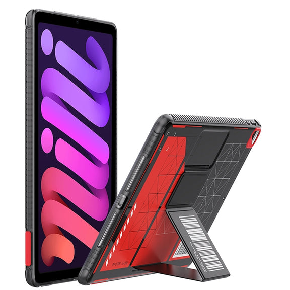 For iPad mini 6 / mini 2024 Mutural XingTu Series Tablet Case with Holder(Red)