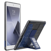 Mutural XingTu Series Tablet Case with Holder For iPad 10.2 2021 / 2020 / Pro 10.5 inch(Dark Blue)