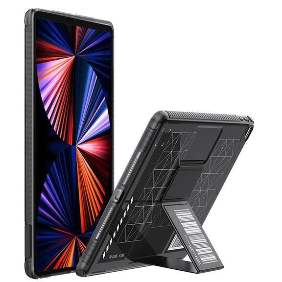 For iPad Pro 12.9 2022 / 2021 / 2020 Mutural XingTu Series Tablet Case with Holder(Black)