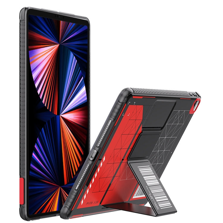 For iPad Pro 12.9 2022 / 2021 / 2020 Mutural XingTu Series Tablet Case with Holder(Red) - free shipping - PMC Jewellery - Order now!