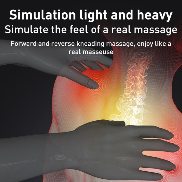 Multifunctional Hot Compress Neck Massager Car Cervical Spine Massage Pillow(Red Six Keys) - Seat Accessories by PMC TechLife | Online Shopping South Africa | PMC TechLife | Buy Now Pay Later Mobicred