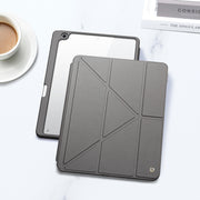 For iPad 10.2 2019/2020/2021 DUX DUCIS Magi Series Shockproof Tablet Case(Grey)