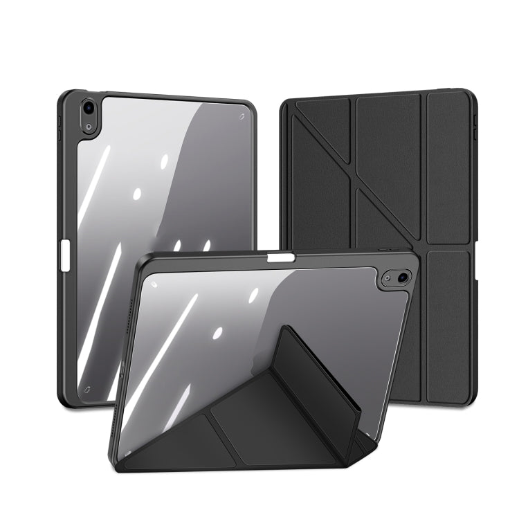 For iPad Air 2020 / Air 2022 / Air 11 2024 DUX DUCIS Magi Series Shockproof Tablet Case(Black) - iPad Air (2022) / (2020) 10.9 Cases by DUX DUCIS | Online Shopping South Africa | PMC TechLife | Buy Now Pay Later Mobicred