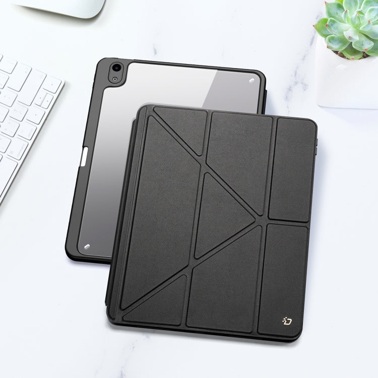 For iPad Air 2020 / Air 2022 / Air 11 2024 DUX DUCIS Magi Series Shockproof Tablet Case(Black) - iPad Air (2022) / (2020) 10.9 Cases by DUX DUCIS | Online Shopping South Africa | PMC TechLife | Buy Now Pay Later Mobicred