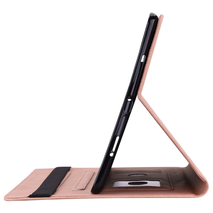 For OPPO Pad Air Butterfly Flower Embossed Leather Tablet Case(Rose Gold) - OPPO by PMC TechLife | Online Shopping South Africa | PMC TechLife | Buy Now Pay Later Mobicred