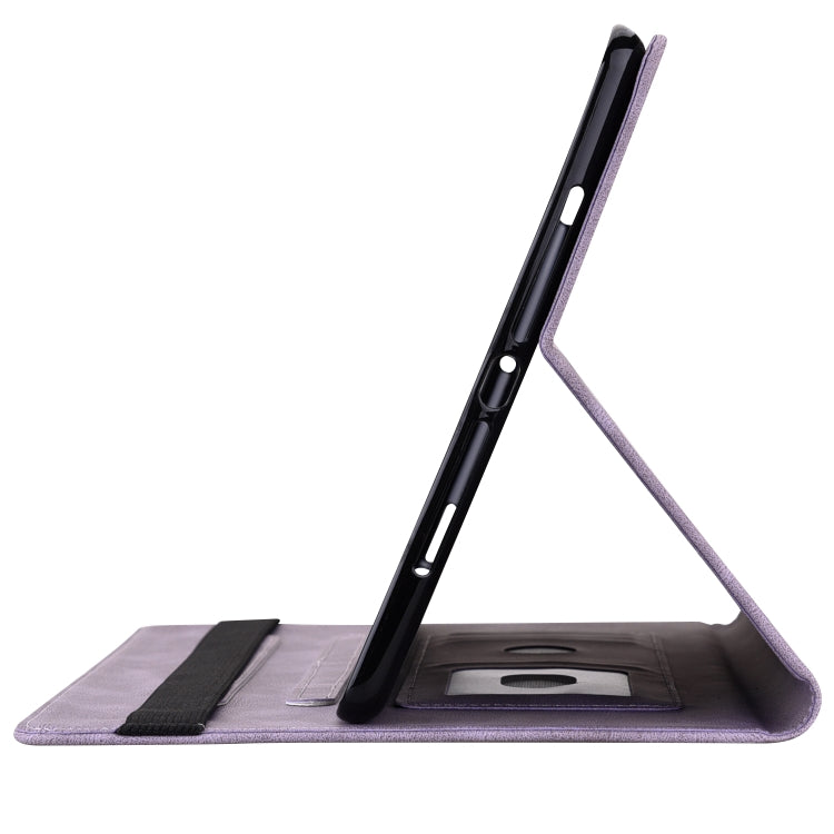 For Realme Pad X Butterfly Flower Embossed Leather Tablet Case(Purple) - Realme by PMC TechLife | Online Shopping South Africa | PMC TechLife | Buy Now Pay Later Mobicred