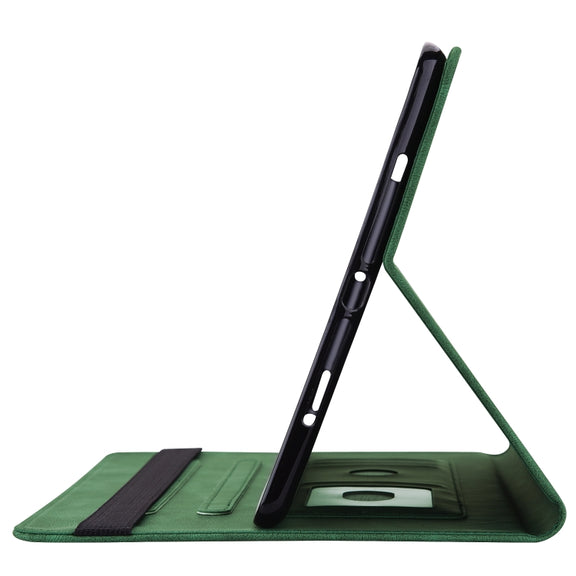 For Realme Pad X Butterfly Flower Embossed Leather Tablet Case(Green)
