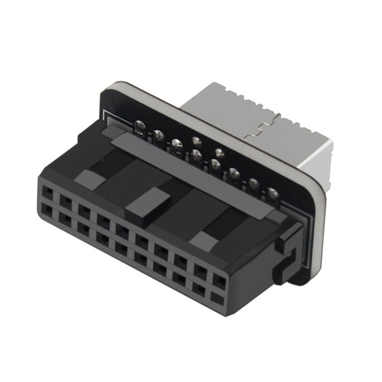 10 PCS 73S Mainboard USB 3.0 19P/20P to Type-E90 Degree Adapter - Others by PMC Jewellery | Online Shopping South Africa | PMC Jewellery | Buy Now Pay Later Mobicred