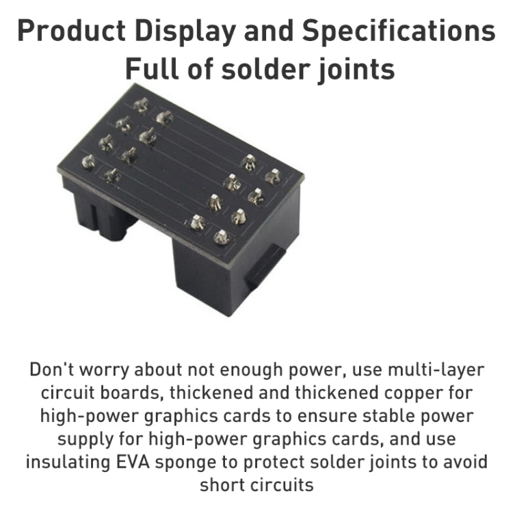 10 PCS ATX 8Pin Female to 8Pin Male 180 Degree Angled Adapter , Model: PH36A - Others by PMC Jewellery | Online Shopping South Africa | PMC Jewellery | Buy Now Pay Later Mobicred