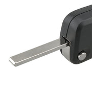 For Opel Car Foldable Blade Key Case with Screw Hole, Style:3-button HU43 Milling Embryo