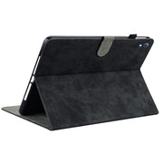 For Lenovo K10 Tiger Pattern PU Tablet Case(Black)