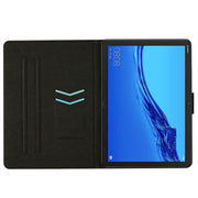 For Huawei MediaPad M5 Lite Marble Pattern Smart Leather Tablet Case(Splicing Marble)