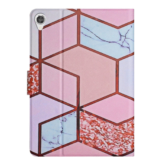 For Lenovo Tab M10 HD 2nd Gen Marble Pattern Smart Leather Tablet Case(Splicing Marble)