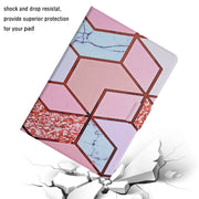 For Lenovo Tab M10 3rd Gen Marble Pattern Smart Leather Tablet Case(Splicing Marble)