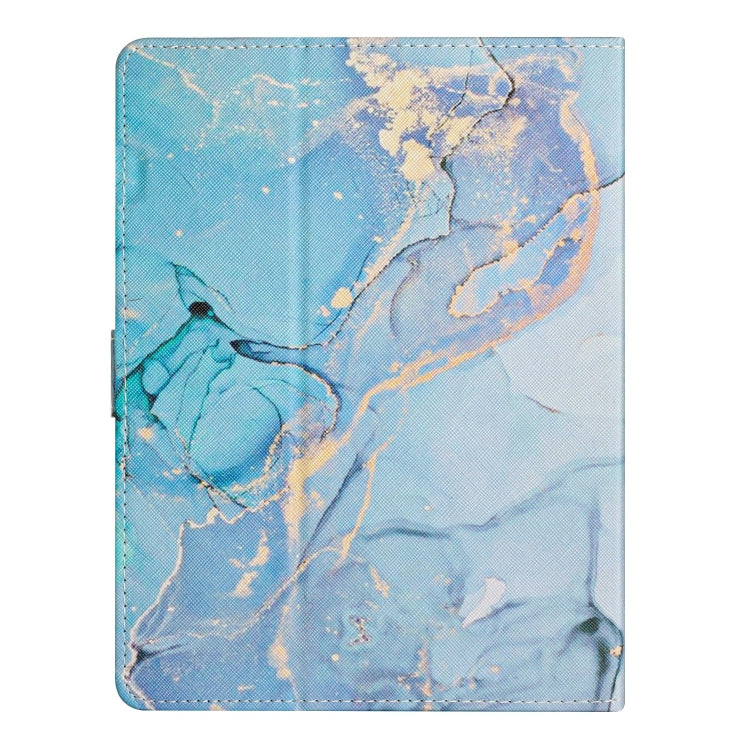 For 10 inch Tablet Marble Pattern Leather Tablet Case(Blue) - Others by PMC TechLife | Online Shopping South Africa | PMC TechLife | Buy Now Pay Later Mobicred