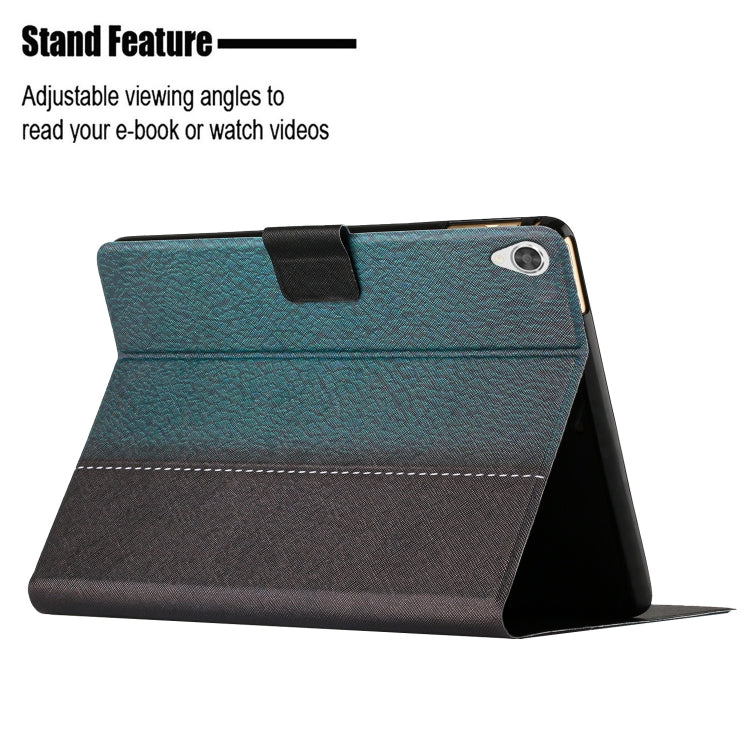 For Lenovo Tab M10 3rd Gen Stitching Solid Color Smart Leather Tablet Case(Green) - Lenovo by PMC TechLife | Online Shopping South Africa | PMC TechLife | Buy Now Pay Later Mobicred