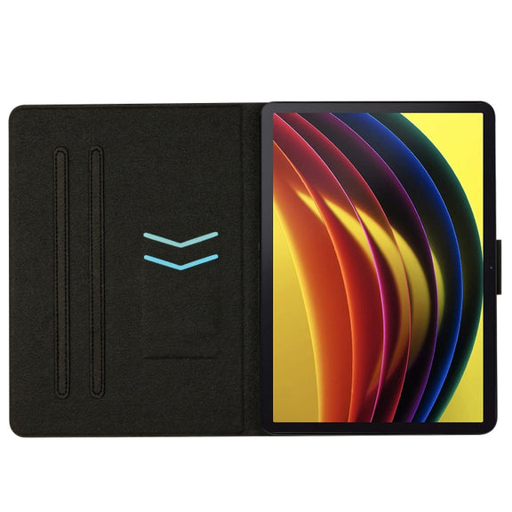 For Lenovo Tab P11 Stitching Solid Color Smart Leather Tablet Case(Grey)