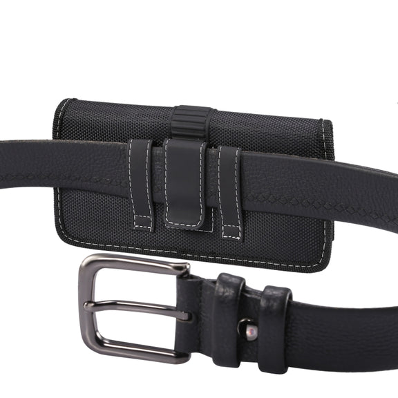 Oxford Cloth Mobile Phone Portable Waist Bag For 6.7-6.9 inch(Black)