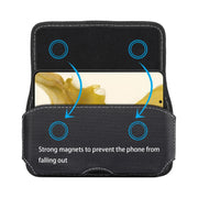 Oxford Cloth Mobile Phone Portable Waist Bag For 6.7-6.9 inch(Black)