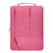 C310 Portable Casual Laptop Handbag, Size:15.4-16 inch(Pink)