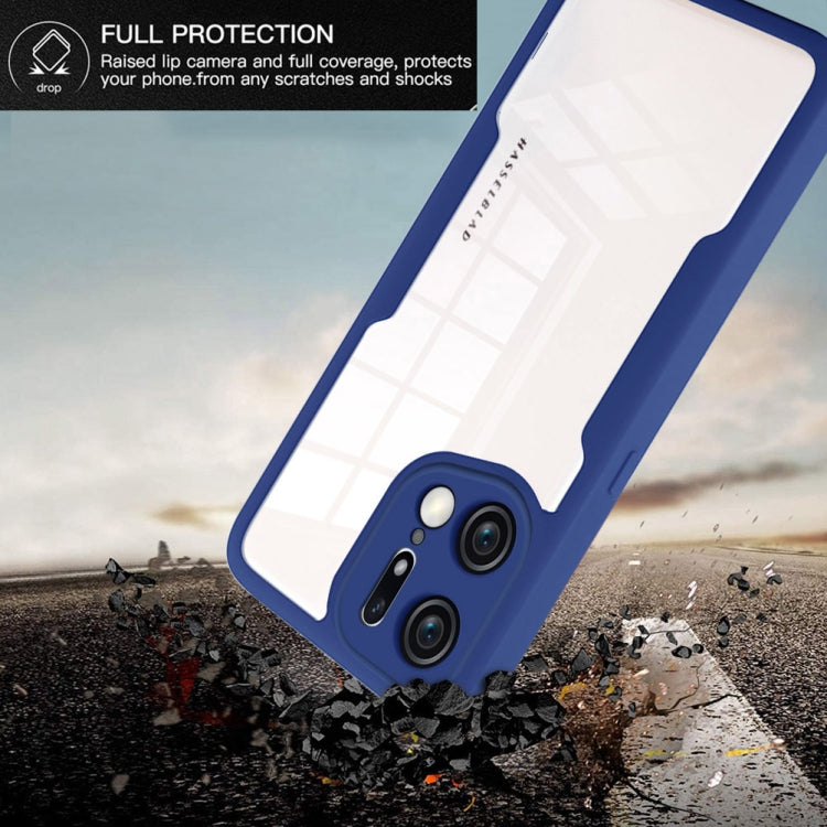 For OPPO Find X5 Pro 360 Degrees Full Coverage Phone Case(Black) - OPPO Cases by PMC TechLife | Online Shopping South Africa | PMC TechLife