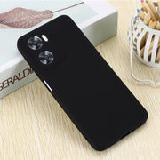 Pure Color Liquid Silicone Shockproof Phone Case for OPPO A57 4G/A77 4G/A77S 4G/A57S/A57E 4G/ OnePlus Nord N20 SE 4G(Black)