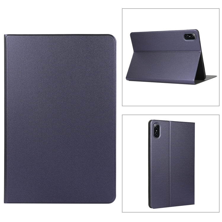 For Honor Pad 8 Voltage Elastic Texture Horizontal Flip Leather Case with Holder(Blue) - Honor by PMC TechLife | Online Shopping South Africa | PMC TechLife | Buy Now Pay Later Mobicred