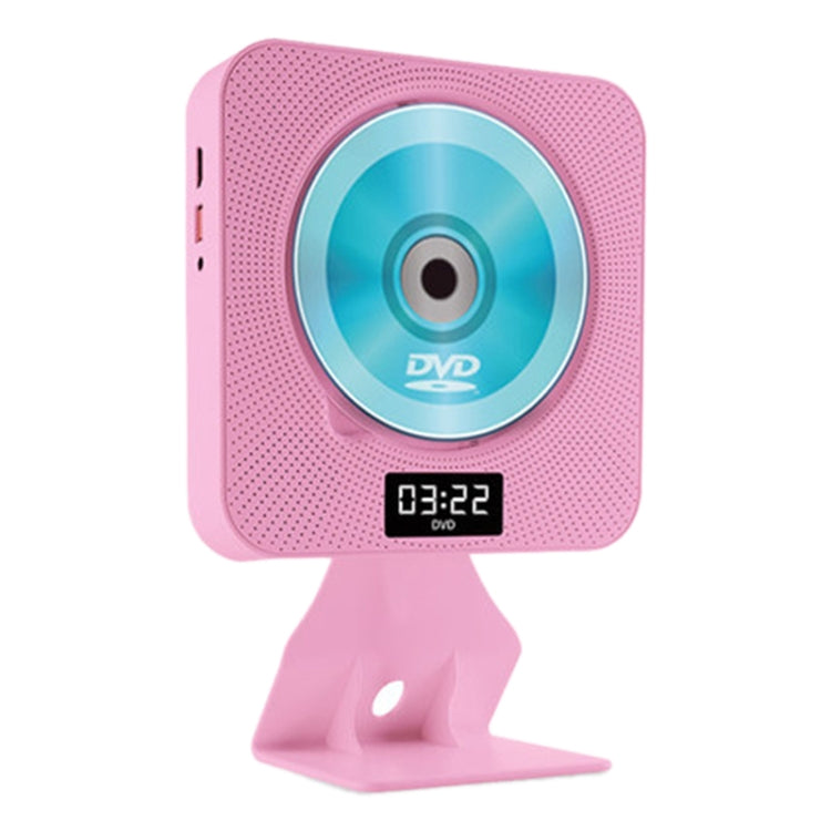 Kecag KC-608 Wall Mounted HD DVD Player Bluetooth CD Player(Pink) - free shipping - PMC Jewellery - Order now!