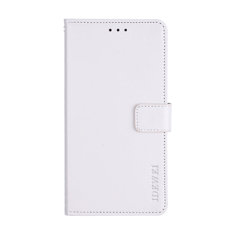 For Blackview BV9800 Pro idewei Crazy Horse Texture Horizontal Flip Leather Case with Holder & Card Slots & Wallet(White) - More Brand by idewei | Online Shopping South Africa | PMC TechLife | Buy Now Pay Later Mobicred