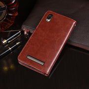 For Doogee X90 idewei Crazy Horse Texture Horizontal Flip Leather Case with Holder & Card Slots & Wallet(Yellow)