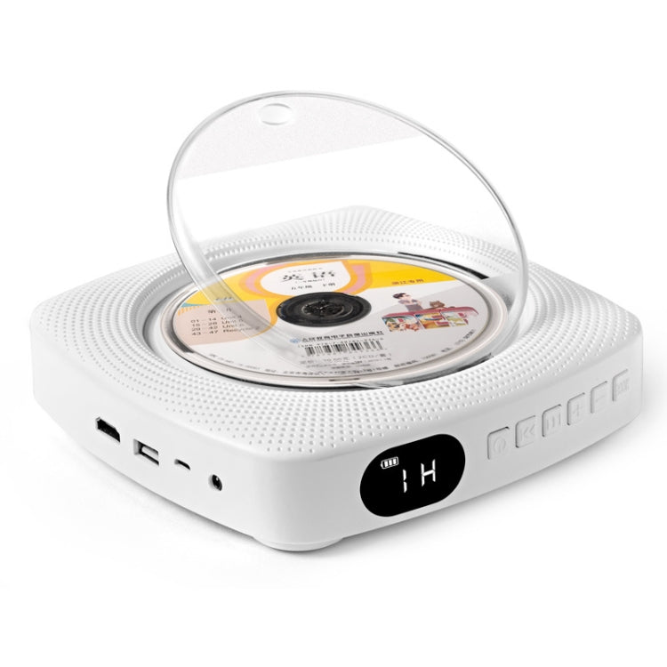 Kecag KC-609 Wall Mounted Home DVD Player Bluetooth CD Player, Specification:CD Version+ Not Connected to TV+ Plug-In Version(White) - free shipping - PMC Jewellery - Order now!