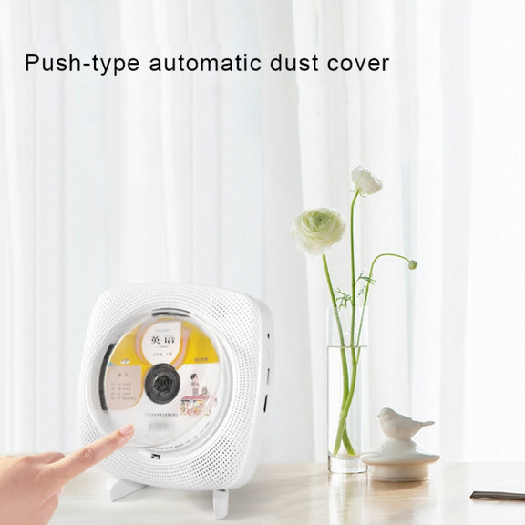 Kecag KC-609 Wall Mounted Home DVD Player Bluetooth CD Player, Specification:CD Version+ Not Connected to TV+ Plug-In Version(White)