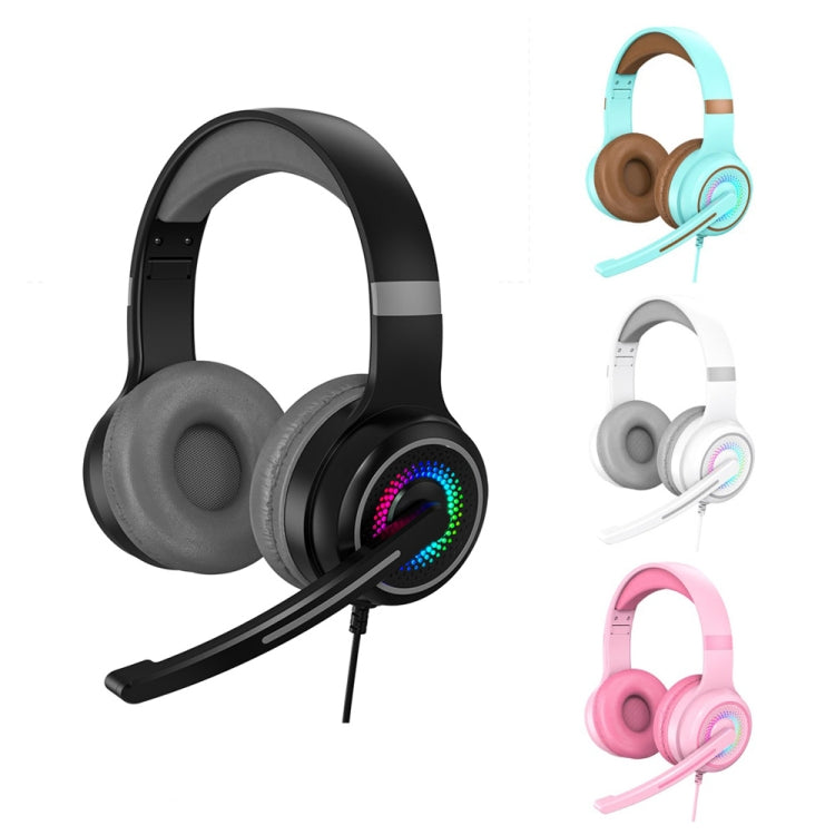 Y20 LED Bass Stereo PC Wired Gaming Headset with Microphone(Black) - Multimedia Headset by PMC Jewellery | Online Shopping South Africa | PMC Jewellery | Buy Now Pay Later Mobicred