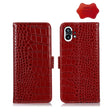 For Nothing Phone 1 Crocodile Top Layer Cowhide Leather Phone Case(Red) - free shipping - PMC TechLife - Order now!