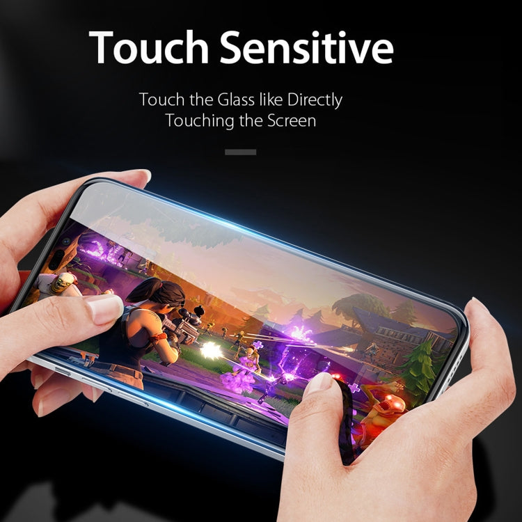 For iPhone 14 Plus / 13 Pro Max 10pcs DUX DUCIS 0.33mm 9H Medium Alumina Tempered Glass Film(Black)