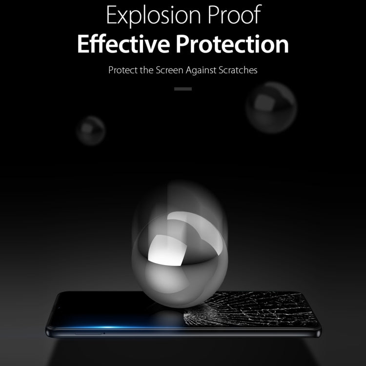 10 PCS For Motorola Moto G42 / G62 DUX DUCIS 0.33mm 9H Medium Alumina Tempered Glass Film(Black)