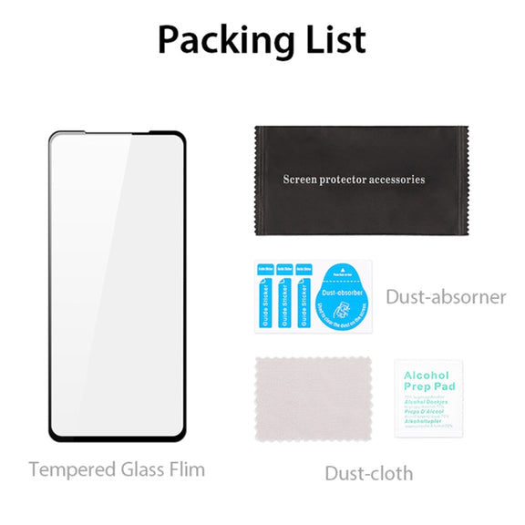 10 PCS For Motorola Moto G42 / G62 DUX DUCIS 0.33mm 9H Medium Alumina Tempered Glass Film(Black)