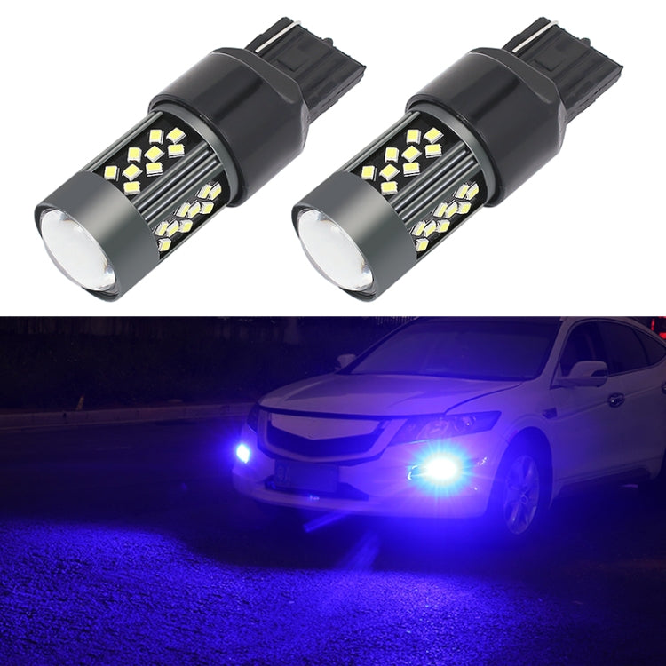 1 Pair 7440 12V 7W Continuous Car LED Fog Light(Blue Light) - Fog / Driving Lights by PMC TechLife | Online Shopping South Africa | PMC TechLife | Buy Now Pay Later Mobicred
