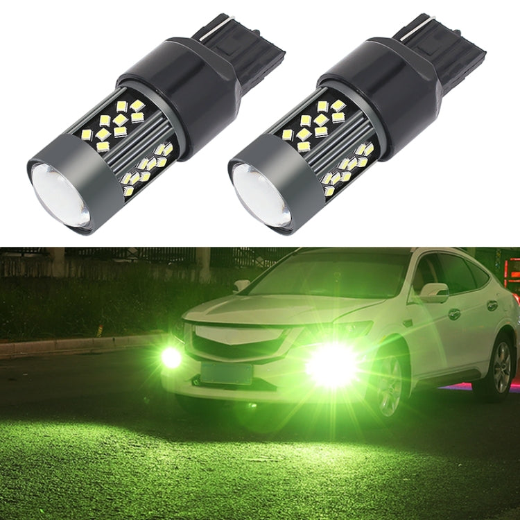 1 Pair 7443 12V 7W Continuous Car LED Fog Light(Lime Light) - Fog / Driving Lights by PMC TechLife | Online Shopping South Africa | PMC TechLife | Buy Now Pay Later Mobicred
