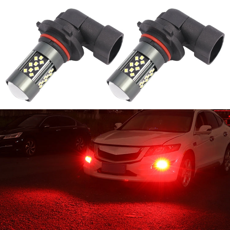 1 Pair 9005 12V 7W Continuous Car LED Fog Light(Red Light) - Fog / Driving Lights by PMC TechLife | Online Shopping South Africa | PMC TechLife | Buy Now Pay Later Mobicred