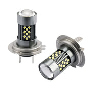 1 Pair H7 12V 7W Continuous Car LED Fog Light(Orange Light)