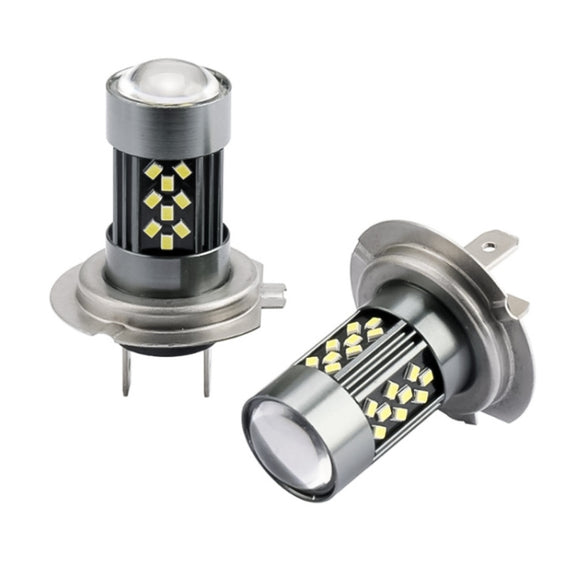 1 Pair H7 12V 7W Continuous Car LED Fog Light(Orange Light)