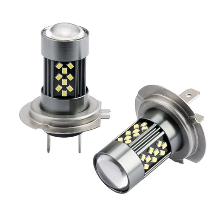 1 Pair H7 12V 7W Continuous Car LED Fog Light(Orange Light)