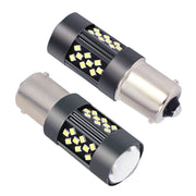 1 Pair 1156 12V 7W Strobe Car LED Fog Light(Orange Light)