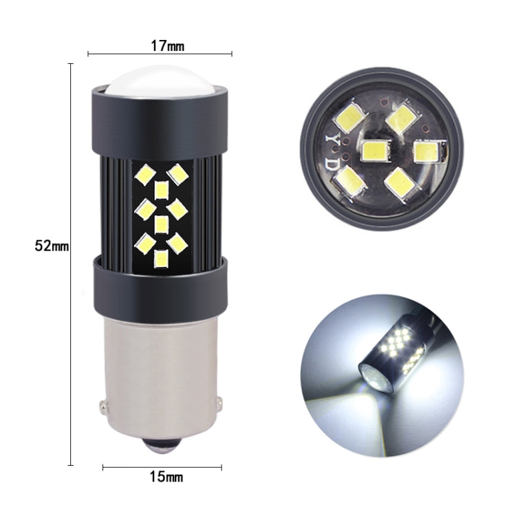 1 Pair 1156 12V 7W Strobe Car LED Fog Light(Ice Blue Light)